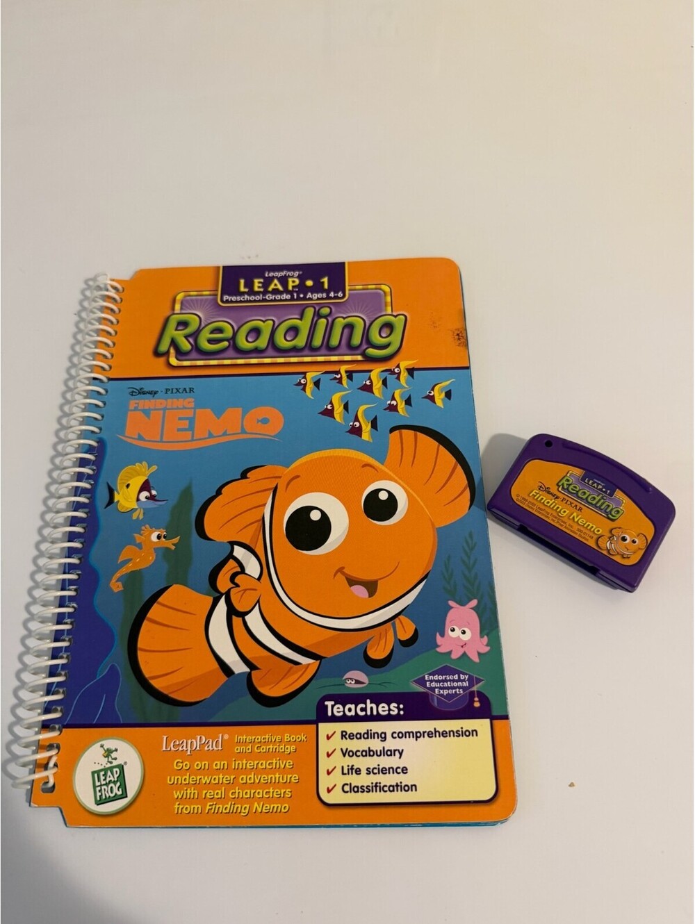 LeapFrog LeapPad Disney Finding Nemo Book & Cartridge